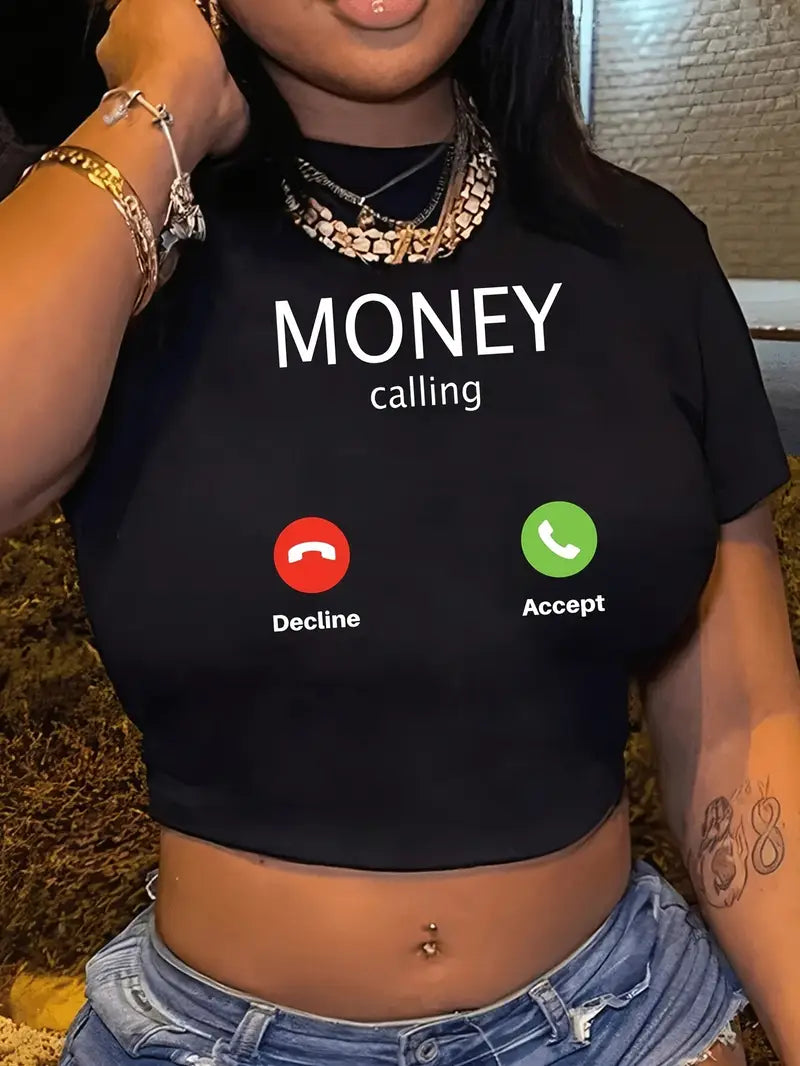 Money Calling Crop Top